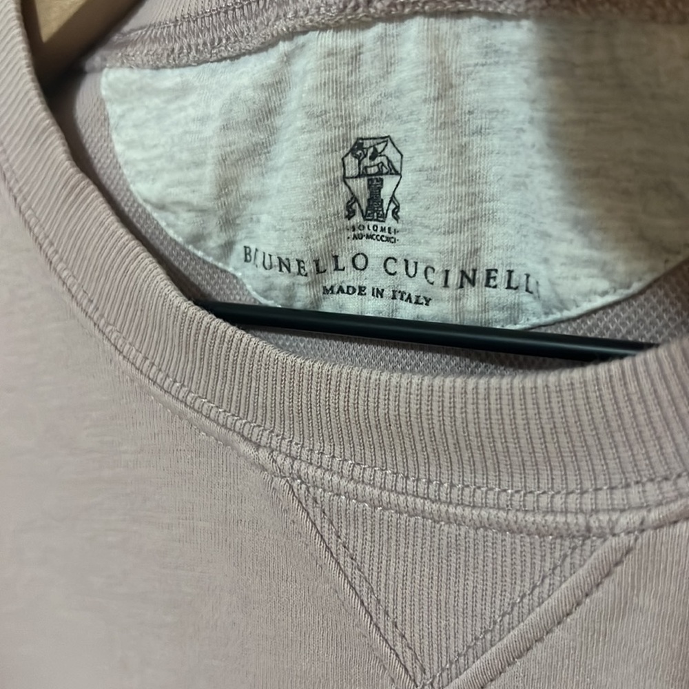 Brunello Cucinelli Men’s Cotton Blend Light Weight Sweater Size Small - Picture 2 of 4
